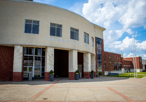 Front of school